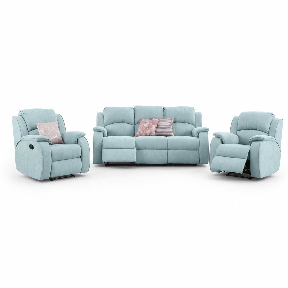Flourish Recliner complete configuration on a white background