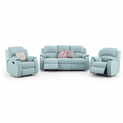 Flourish Recliner complete configuration on a white background
