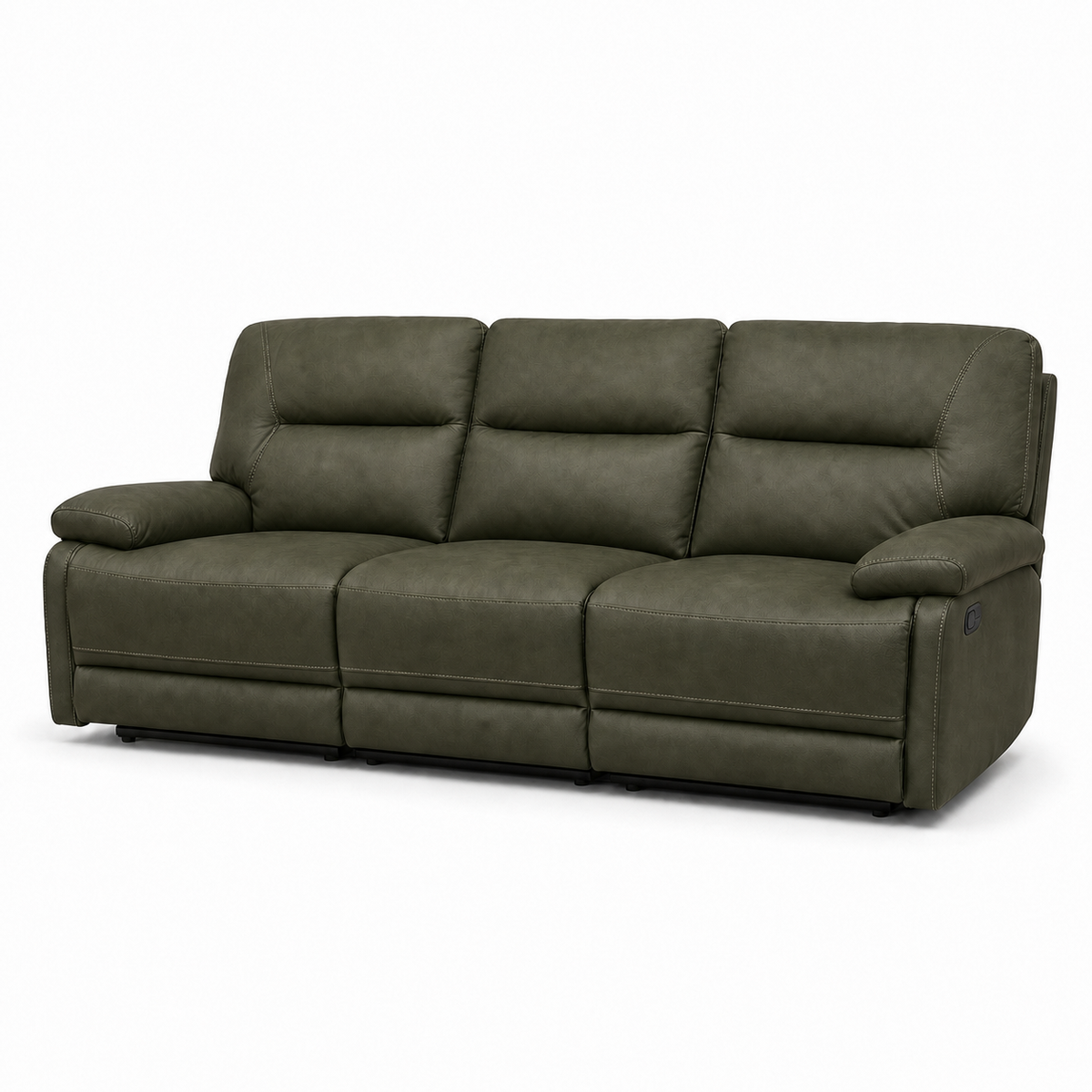 Ford Recliner 3 seater green 02 white