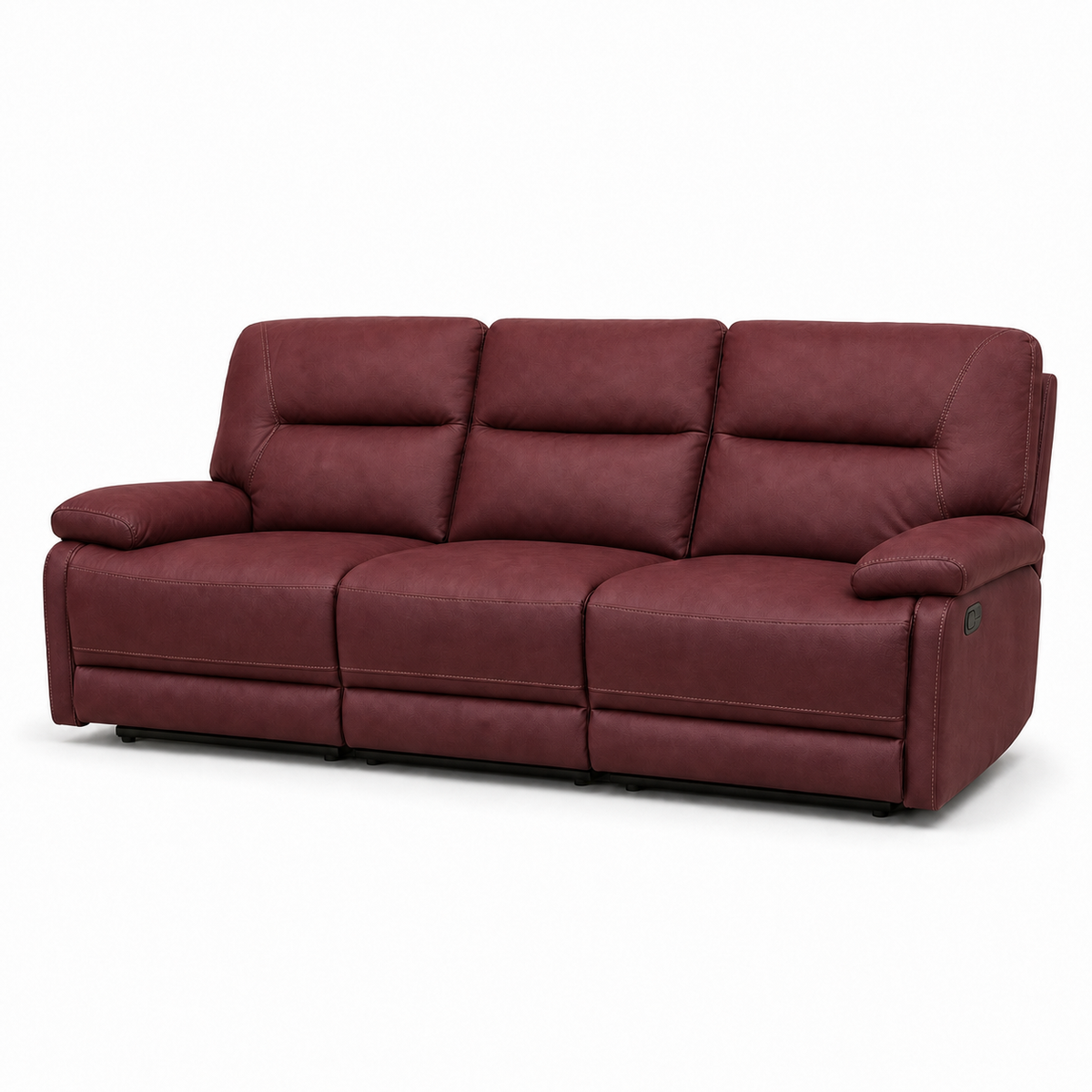 Ford Recliner 3 seater red 02 white