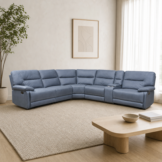 Ford Recliner complete configuration in an editorial living room