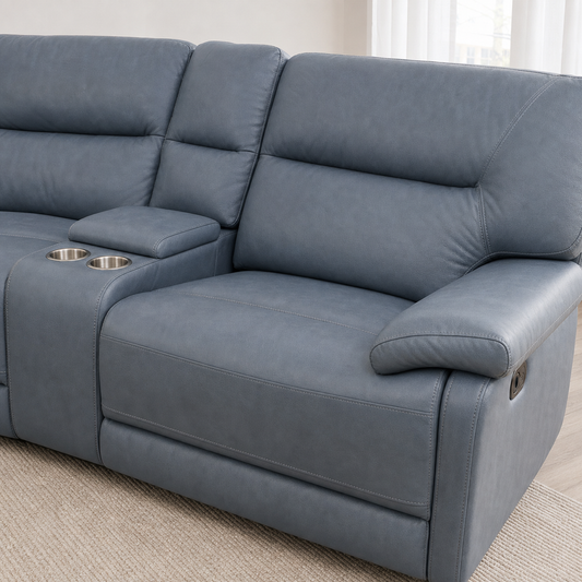 Ford Recliner upholstery and reclining detail