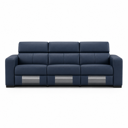 Frigid Recliner 3 seater blue 02 white