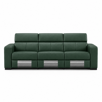 Frigid Recliner 3 seater green 02 white