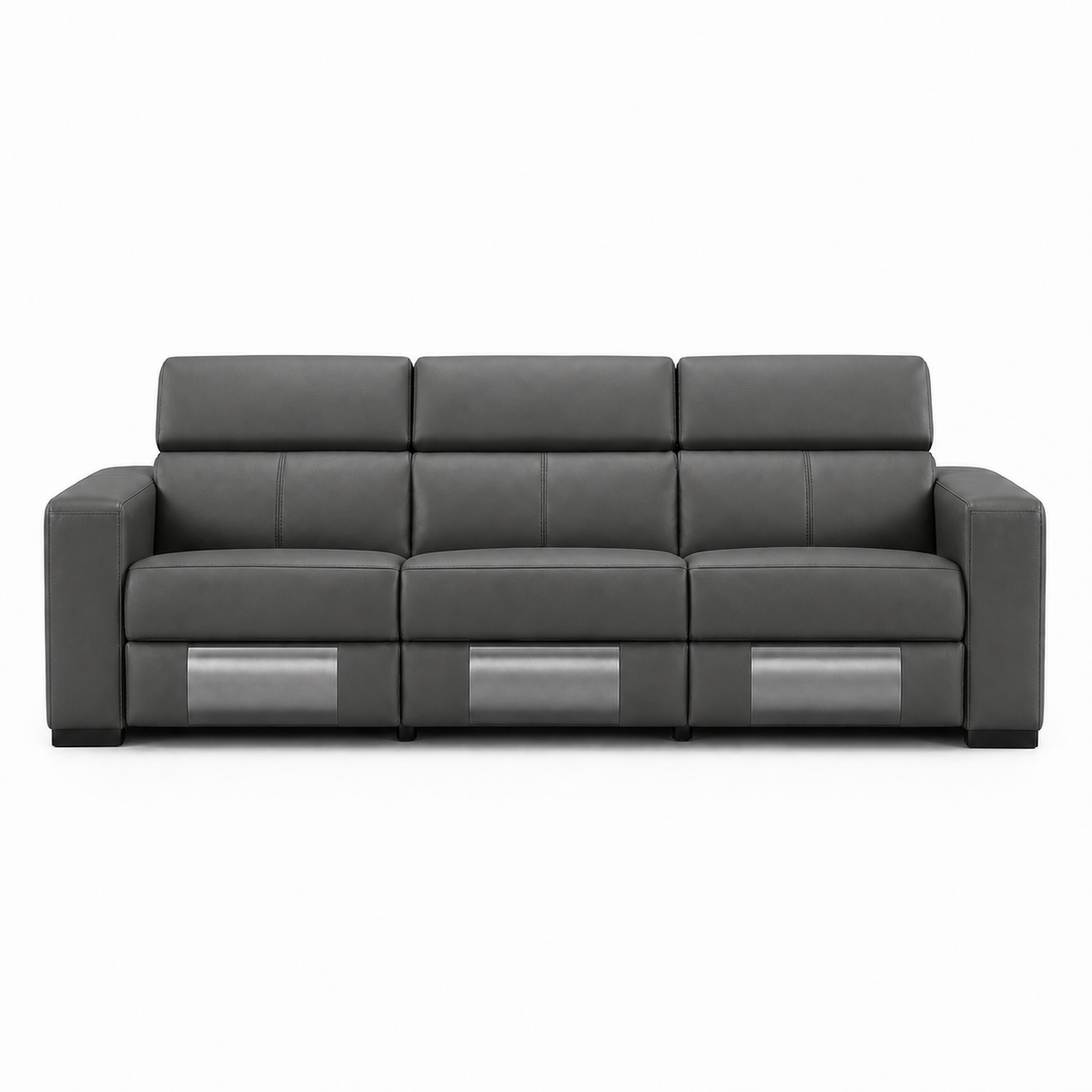 Frigid Recliner 3 seater grey 02 white