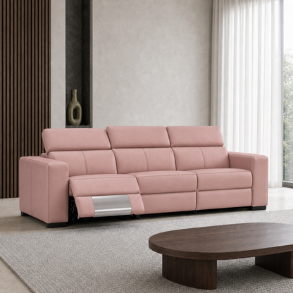 Frigid Recliner 3 seater pink 01 main