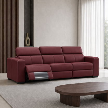 Frigid Recliner 3 seater red 01 main