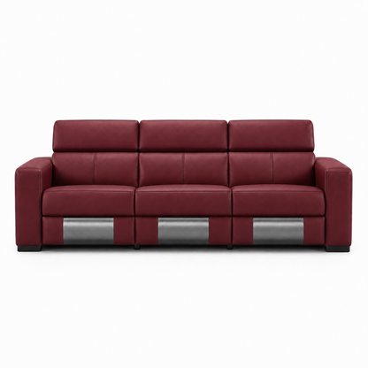 Frigid Recliner 3 seater red 02 white