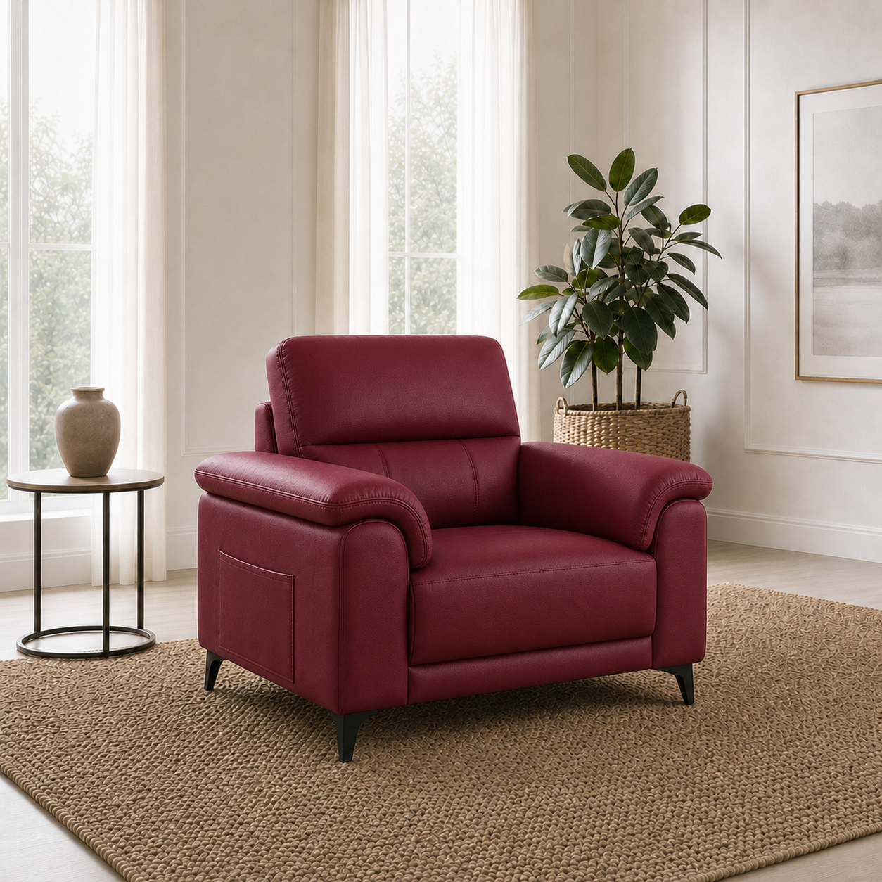 frost-3-2-1-sofa-set 1 seater red wine 01 room