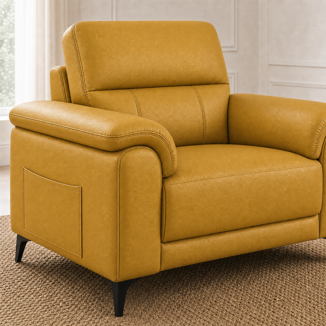 frost-3-2-1-sofa-set 1 seater yellow 02 detail