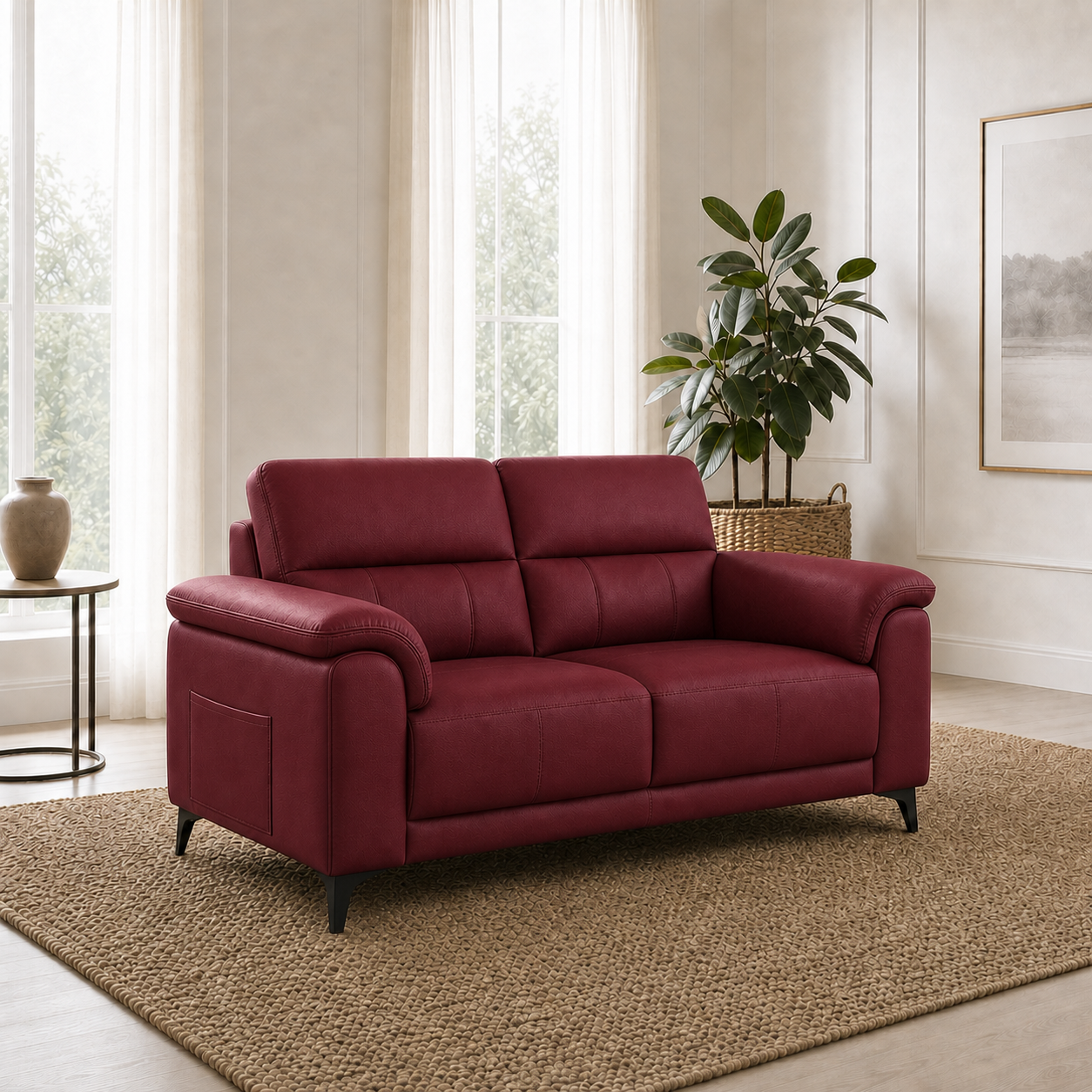frost-3-2-1-sofa-set 2 seater red wine 01 room
