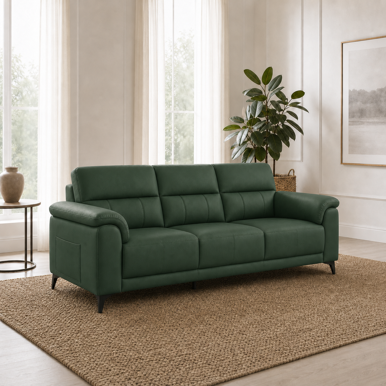 frost-3-2-1-sofa-set 3 seater green 01 room