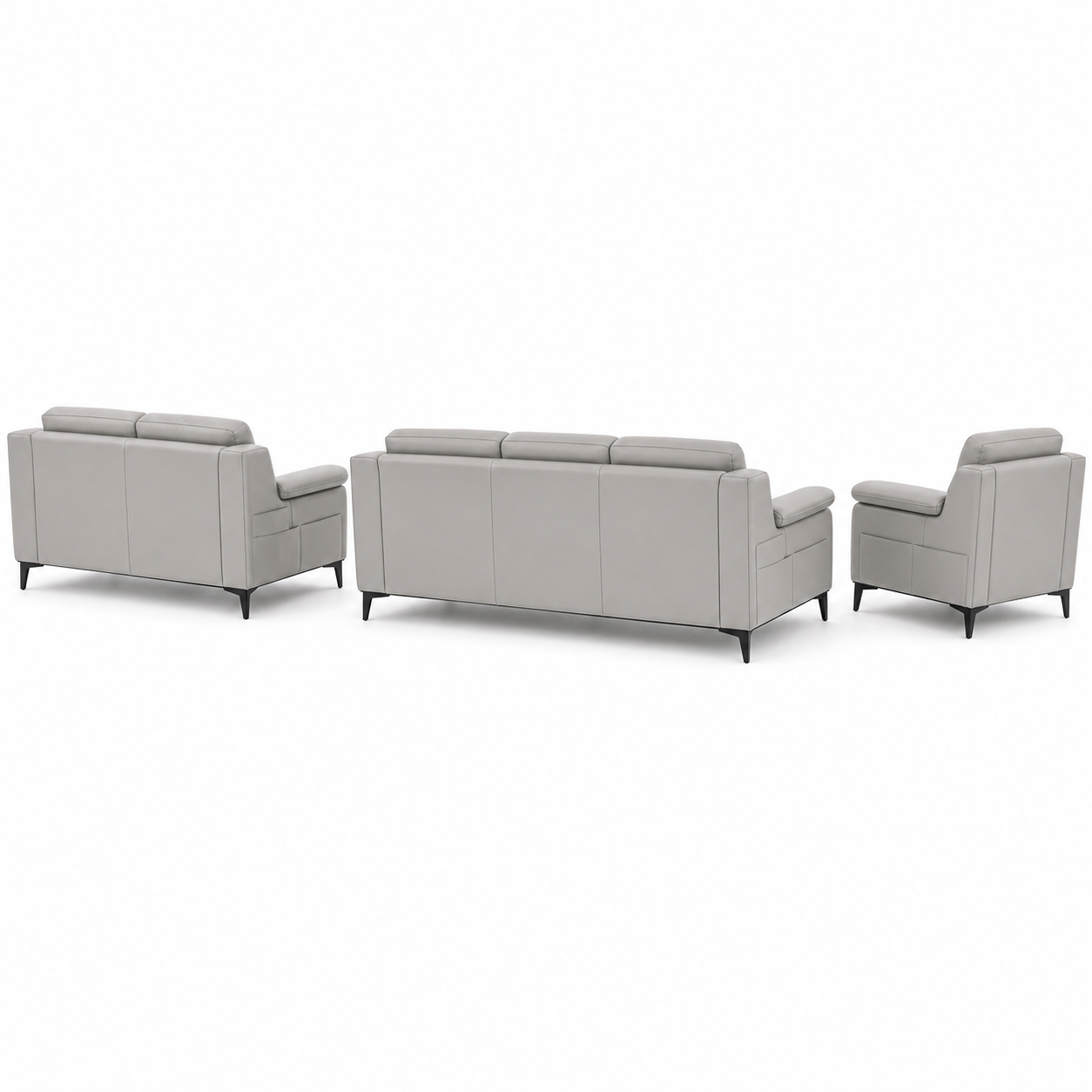 Frost - 3+2+1 Sofa Set, complete 3+2+1 sofa set side studio view