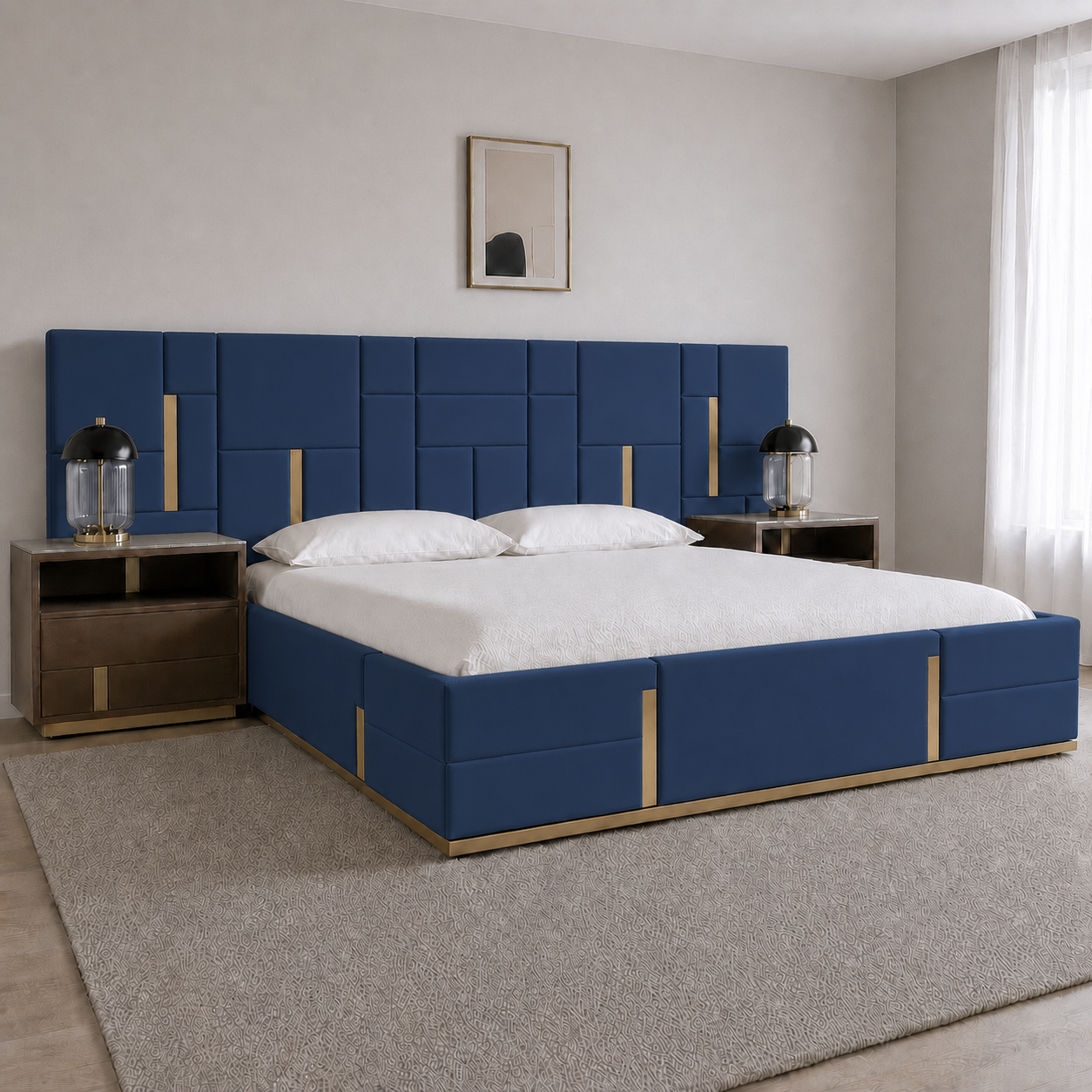 Gale - Bed Blue lifestyle view