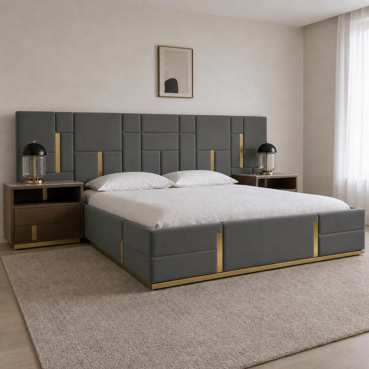 Gale - Bed Grey lifestyle view