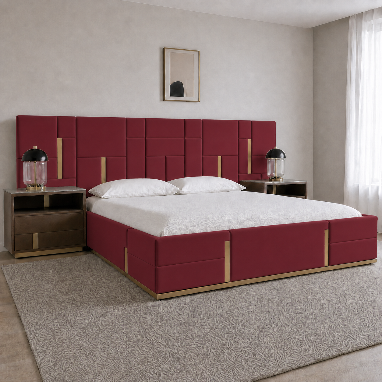 Gale - Bed Red lifestyle view