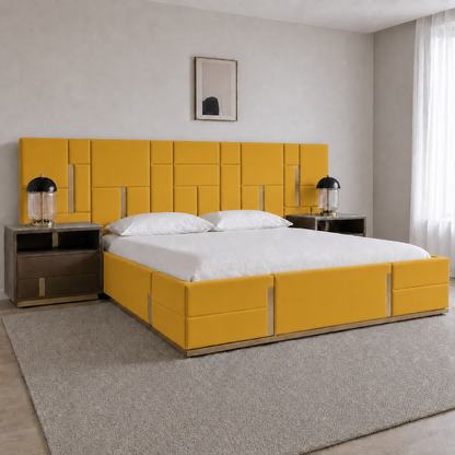 Gale - Bed Yellow lifestyle view