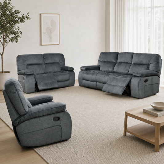 Gambit Recliner complete configuration in an editorial living room