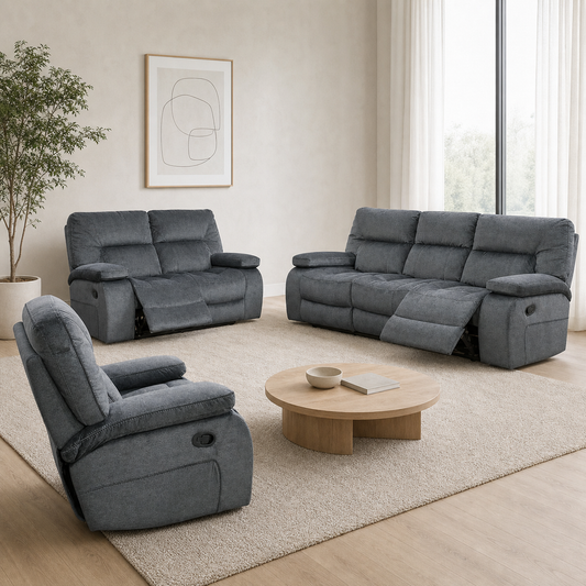 Gambit Recliner complete configuration from an alternate angle