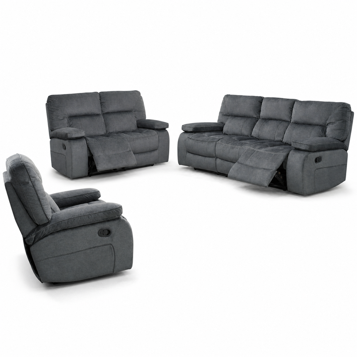 Gambit Recliner complete configuration on a white background