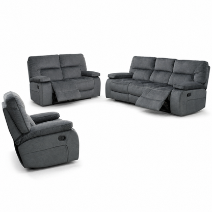 Gambit Recliner complete configuration on a white background