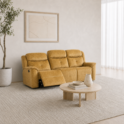 Garnet 3+2+1 Recliner Set 3 seater yellow 01 main