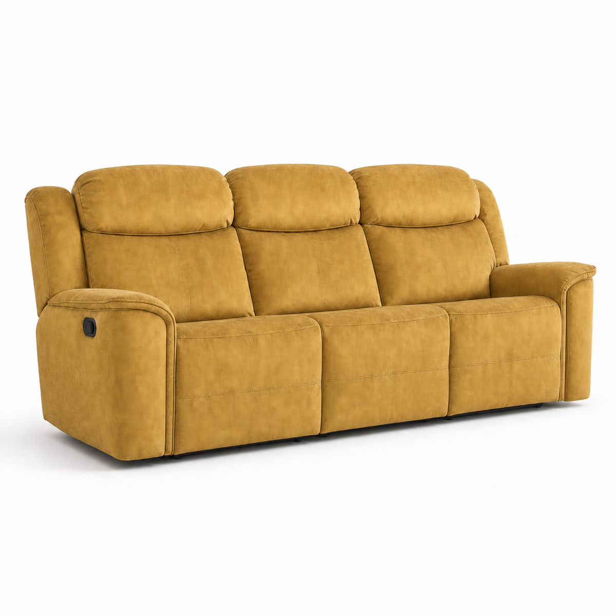 Garnet 3+2+1 Recliner Set 3 seater yellow 02 white