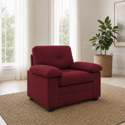 glee-3-2-1-sofa-set 1 seater red 01 room