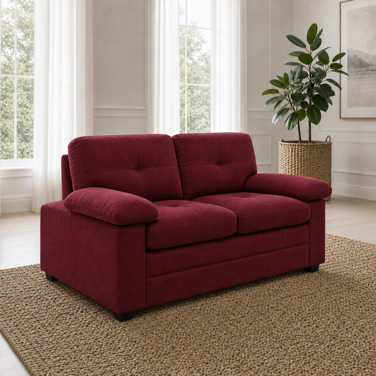 glee-3-2-1-sofa-set 2 seater red 01 room