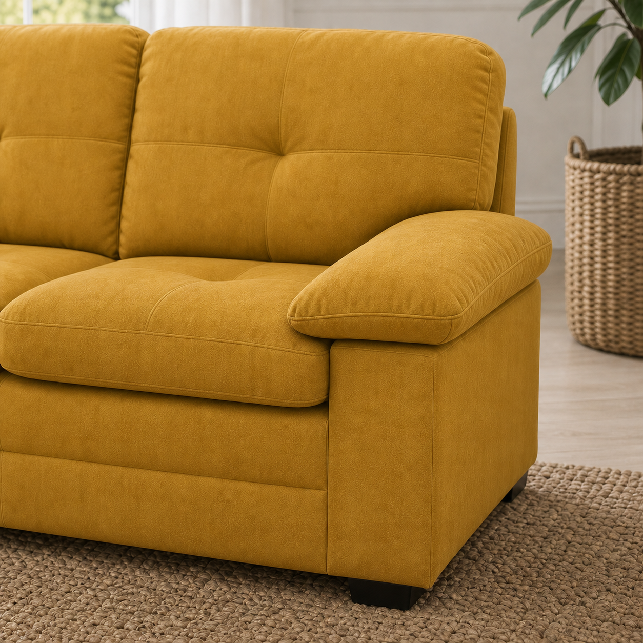 glee-3-2-1-sofa-set 2 seater yellow 02 detail
