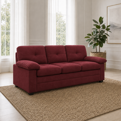 glee-3-2-1-sofa-set 3 seater red 01 room