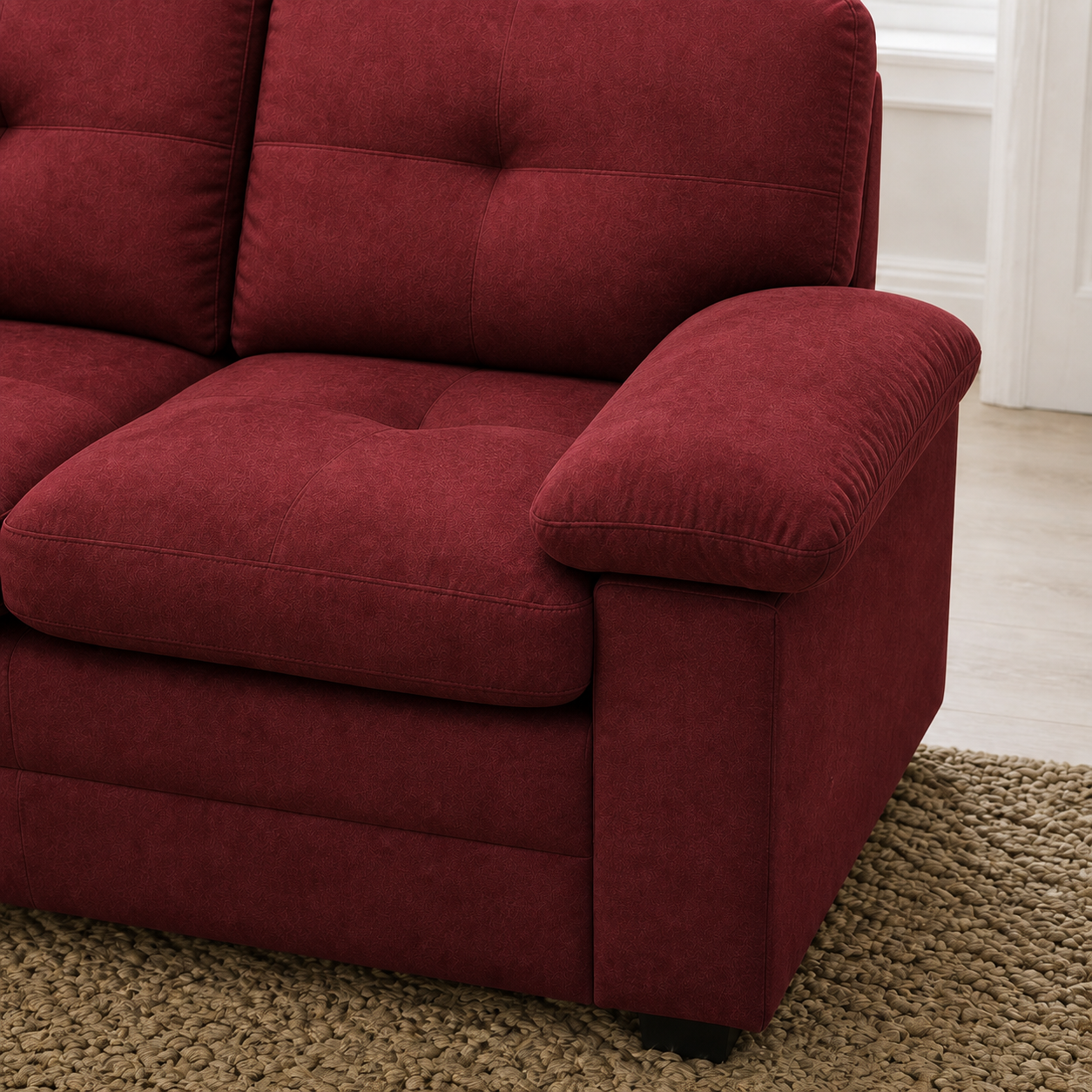 glee-3-2-1-sofa-set 3 seater red 02 detail