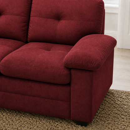 glee-3-2-1-sofa-set 3 seater red 02 detail