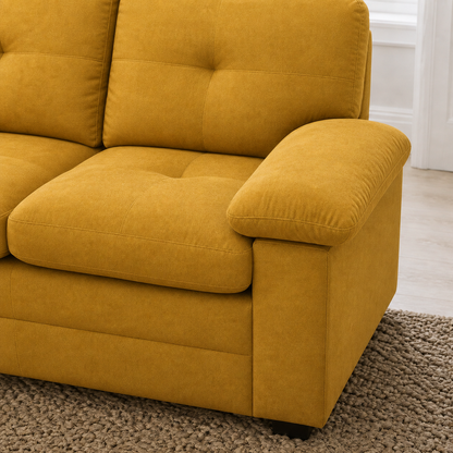 glee-3-2-1-sofa-set 3 seater yellow 02 detail