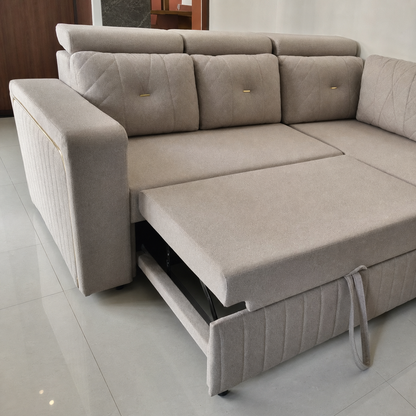 Glena - Sofa bed, source-proven open-state construction detail
