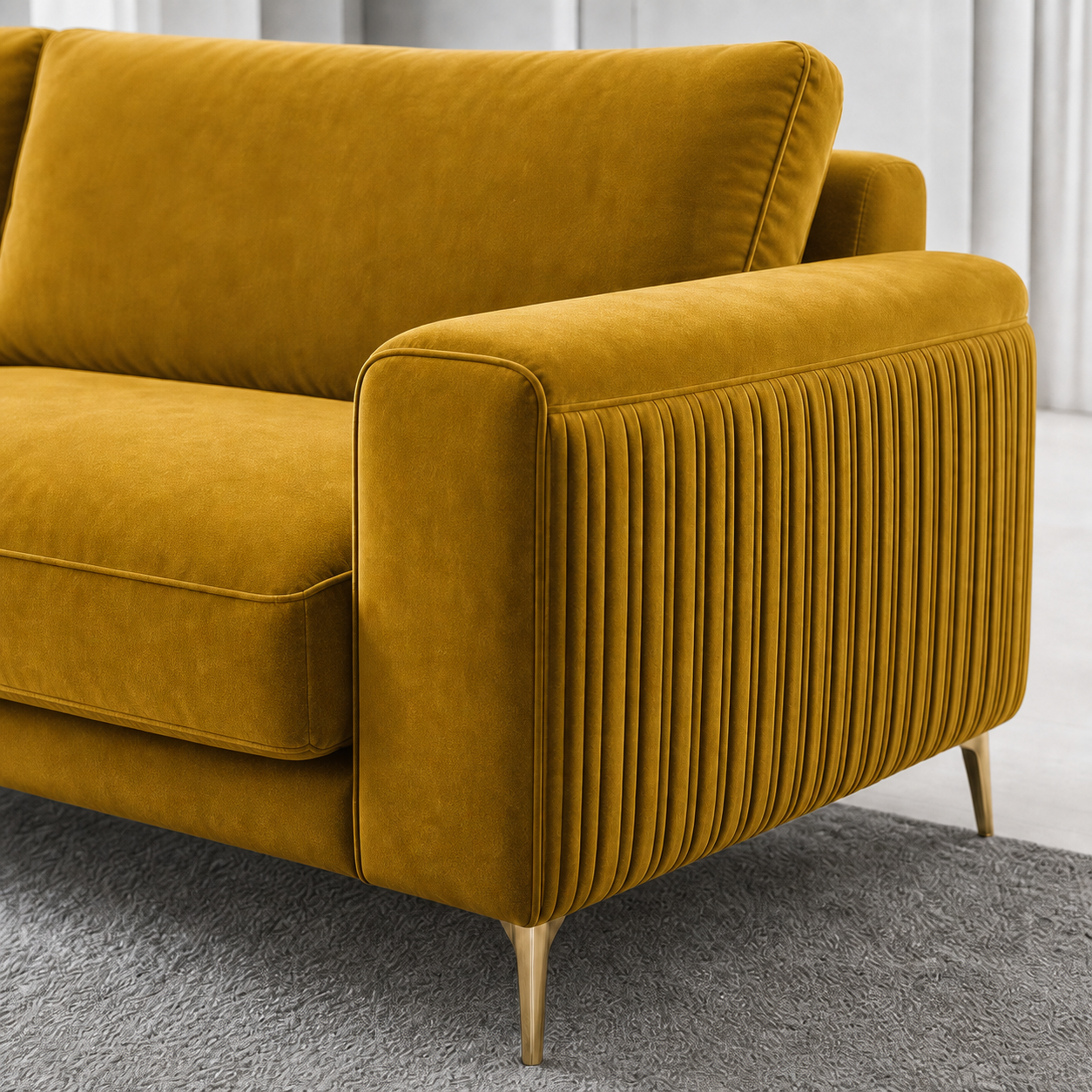 glint-3-2-1-sofa-set 1 seater yellow 02 detail