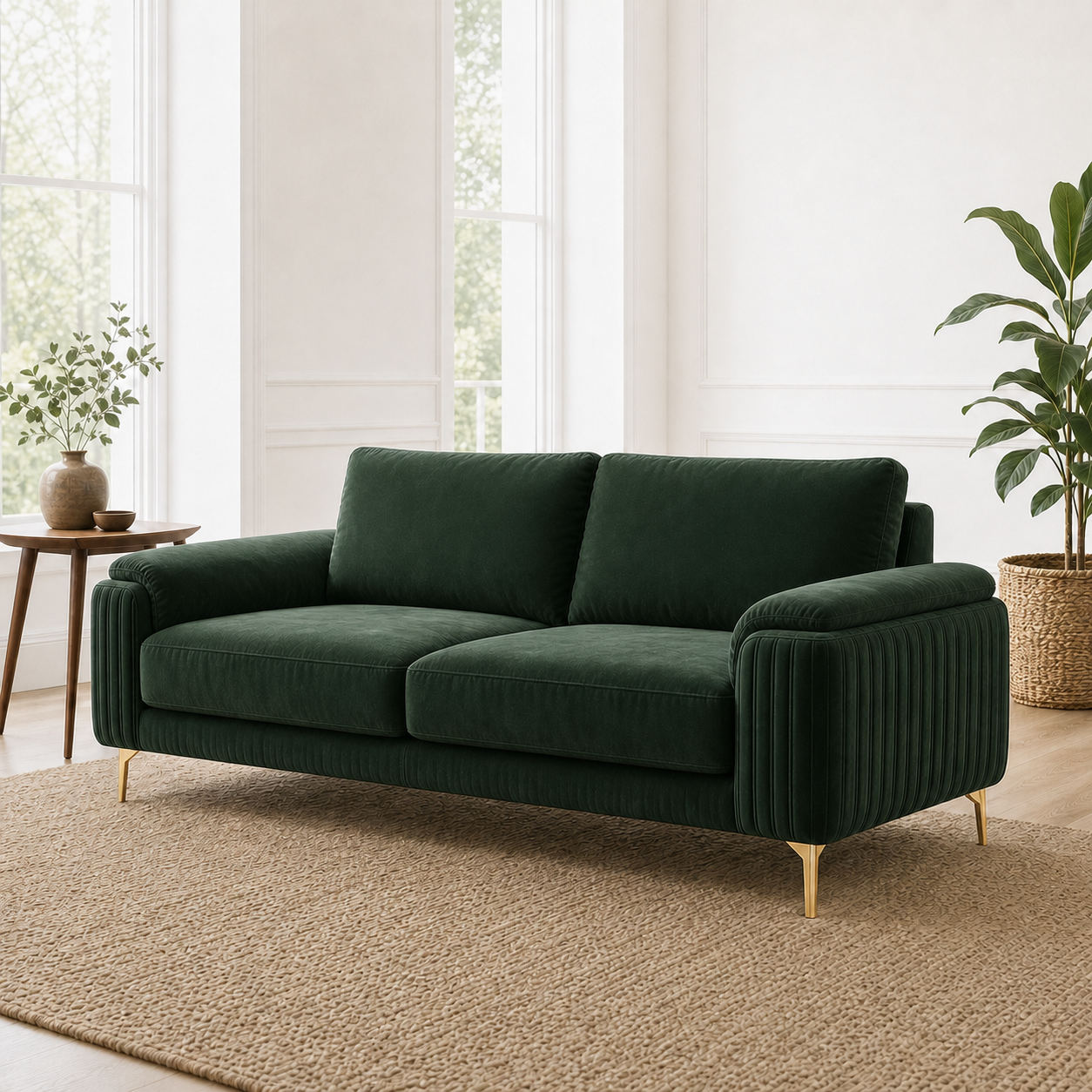 glint-3-2-1-sofa-set 2 seater green 01 room