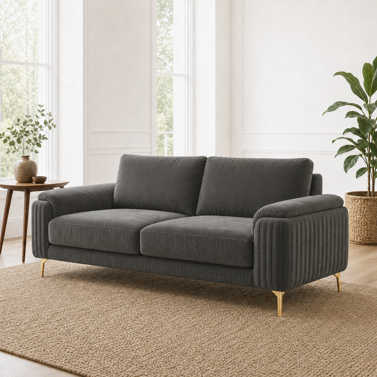 glint-3-2-1-sofa-set 2 seater grey 01 room