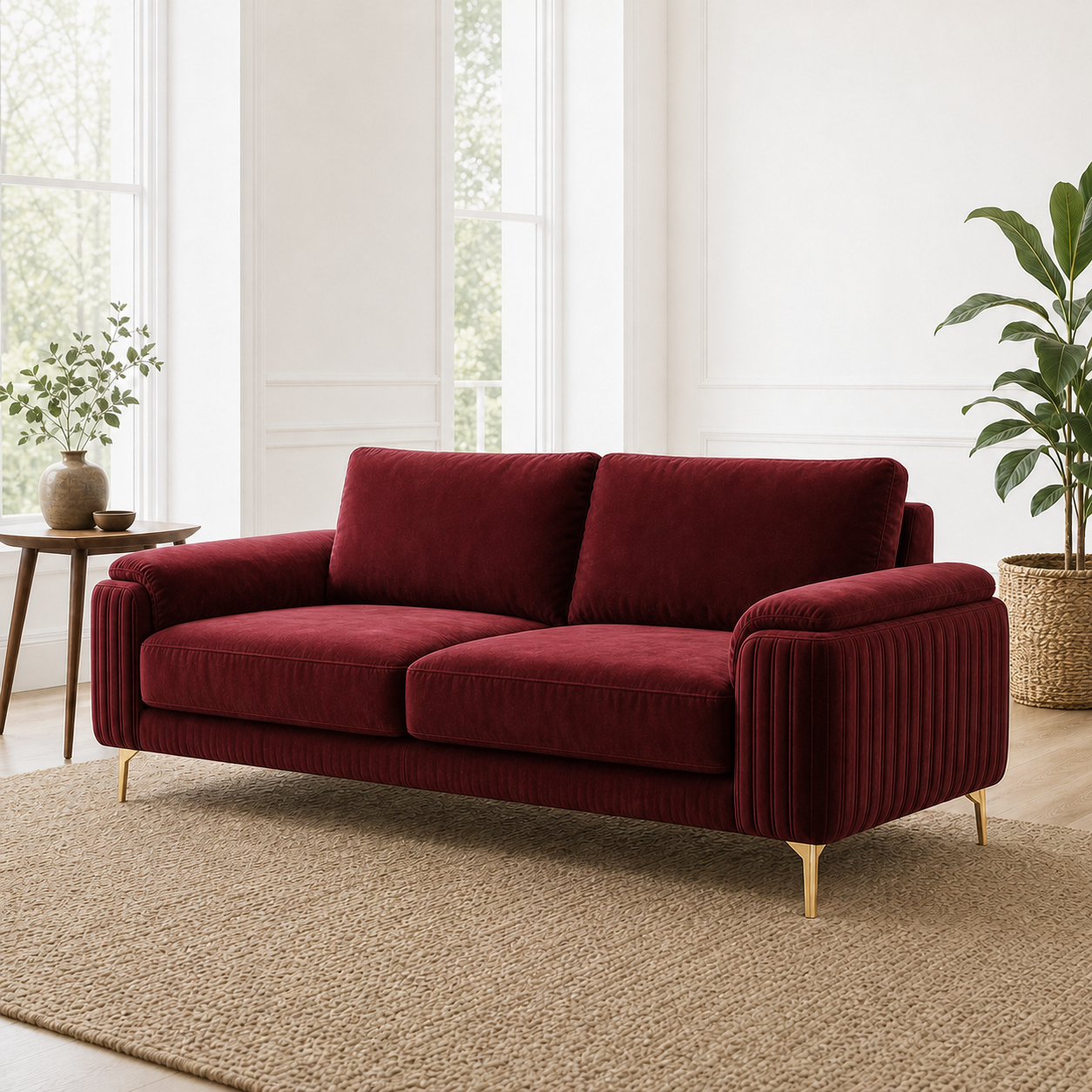 glint-3-2-1-sofa-set 2 seater red 01 room