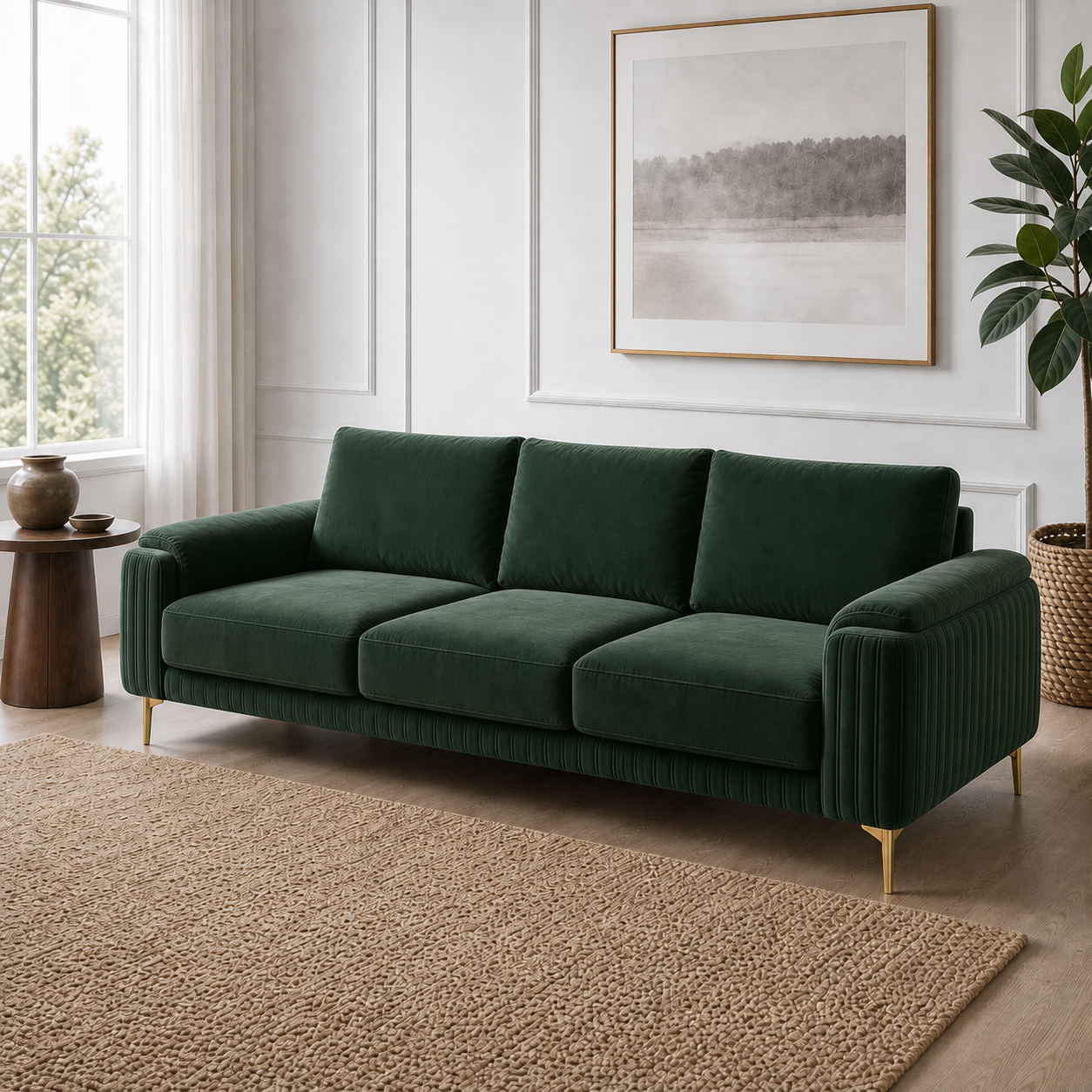 glint-3-2-1-sofa-set 3 seater green 01 room