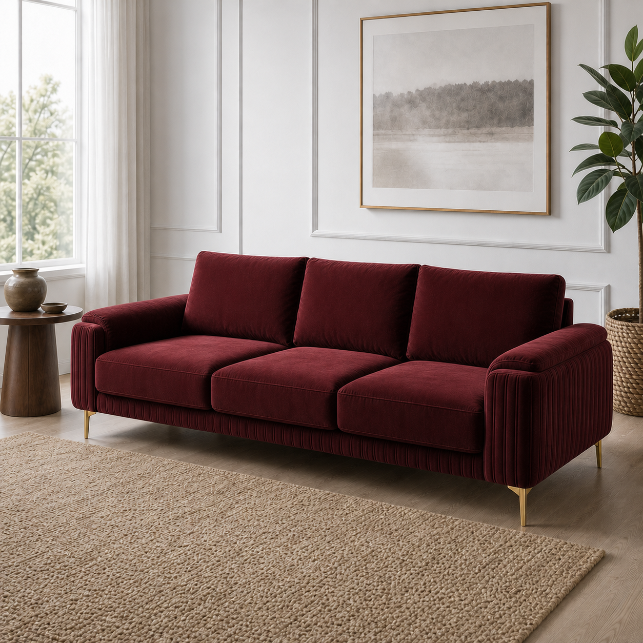 glint-3-2-1-sofa-set 3 seater red 01 room