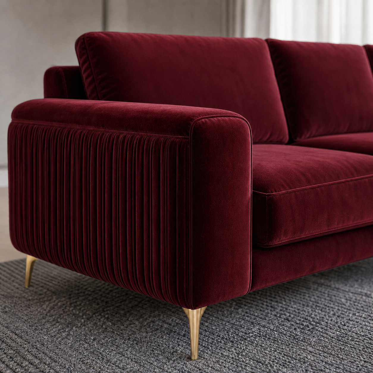 glint-3-2-1-sofa-set 3 seater red 02 detail