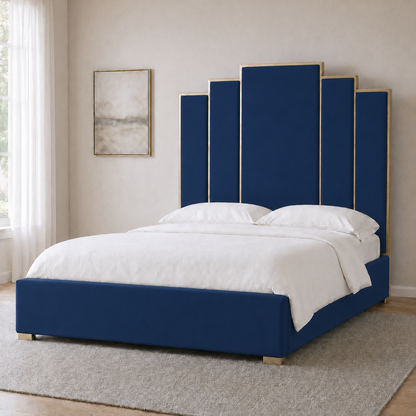 Hedy - Bed Blue lifestyle view