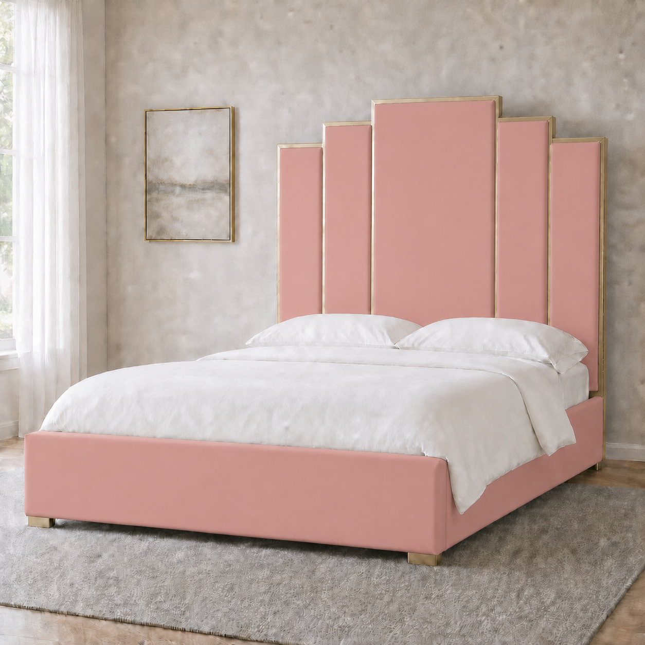 Hedy - Bed Pink lifestyle view