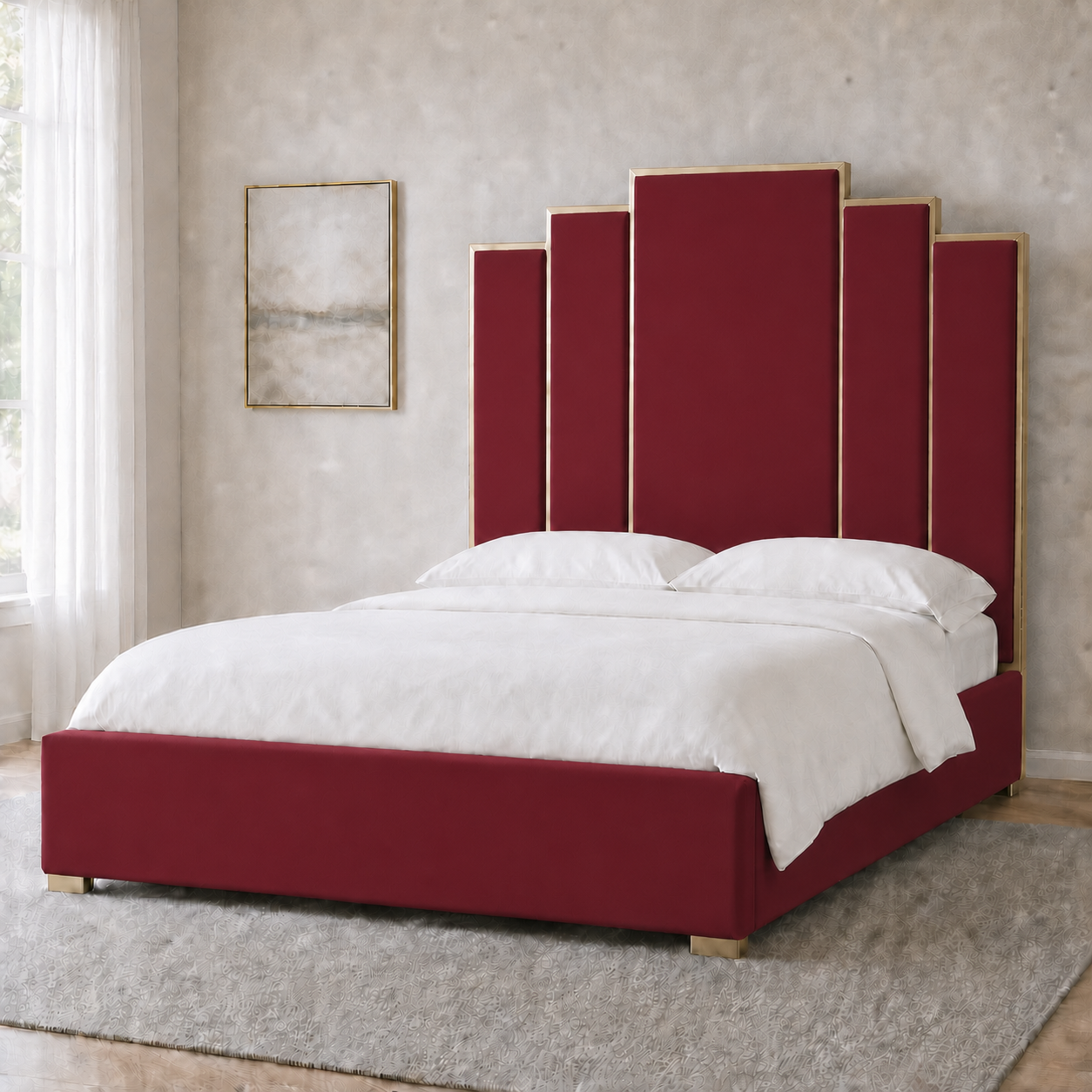 Hedy - Bed Red lifestyle view