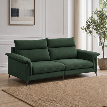 hush-3-2-1-sofa-set 2 seater green 01 room