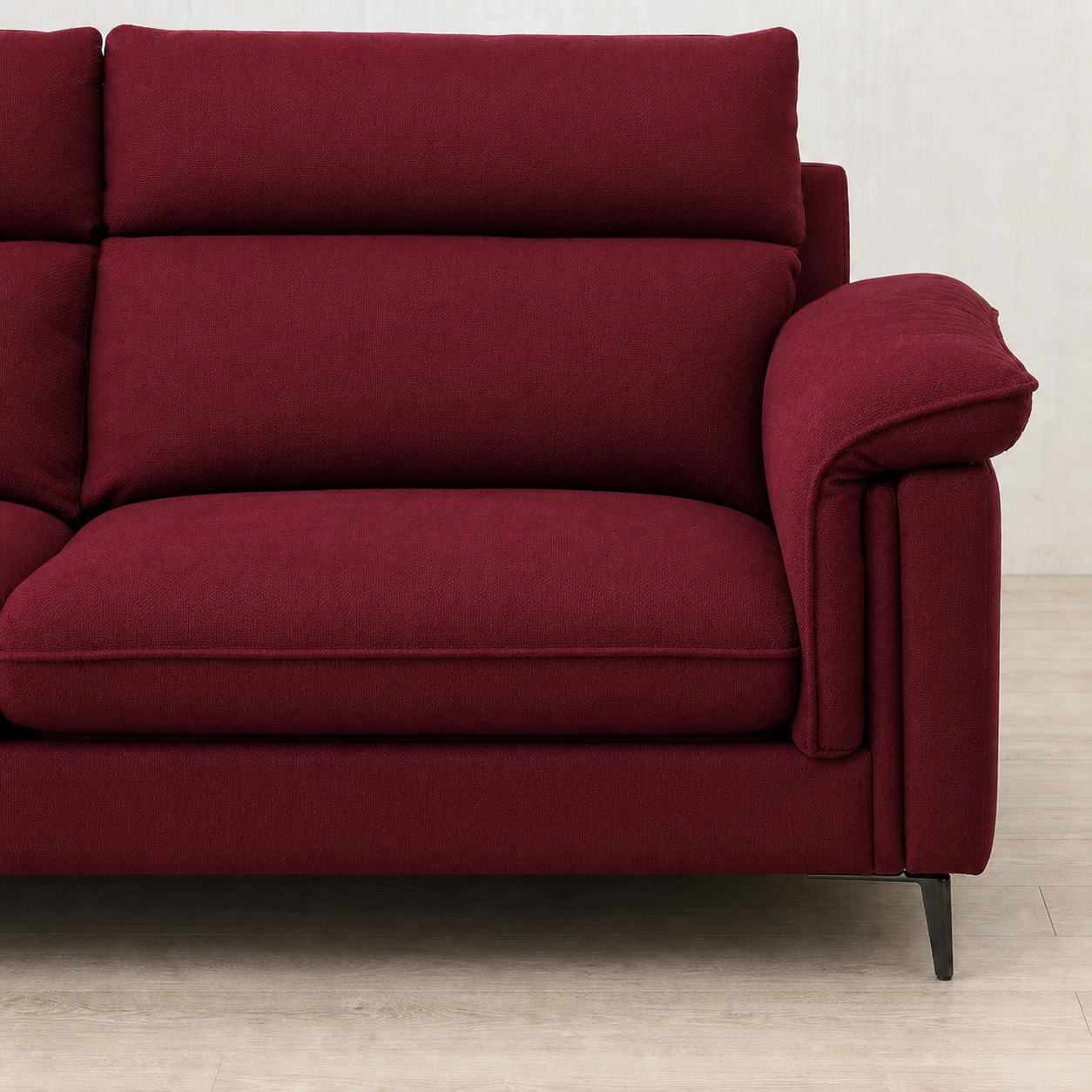 hush-3-2-1-sofa-set 2 seater red 02 detail