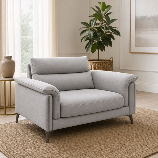 Close view of Hush - 3+2+1 Sofa Set upholstery and construction