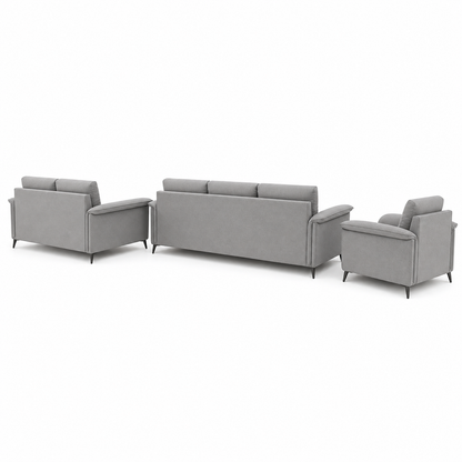 Hush - 3+2+1 Sofa Set, complete 3+2+1 sofa set side studio view