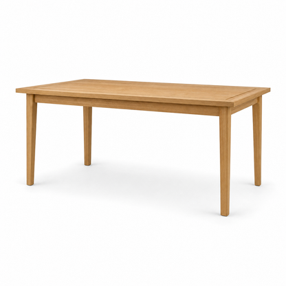 Jade - Wooden Top Dining Table, table-only or source-conservative construction studio view